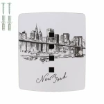 Armario de llaves Burg-Wachter 6204/10 NI SKYLINE NY 10 Llaves