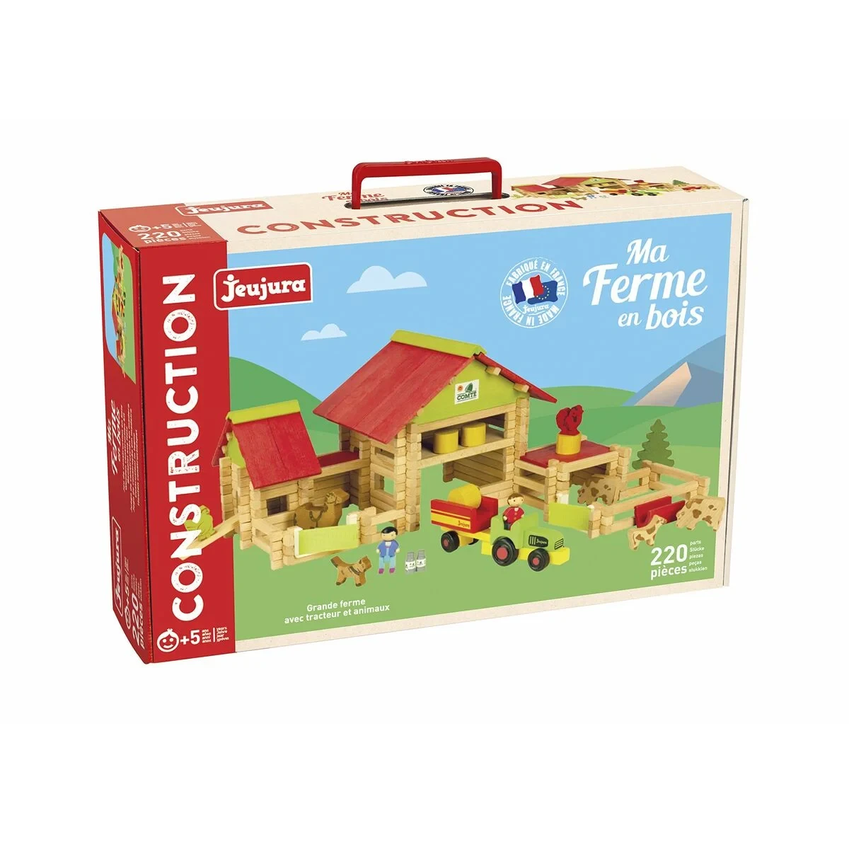 Playset Jeujura Large farm 220 Piezas