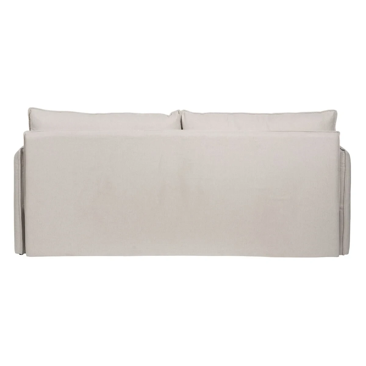 Sofá Beige Poliéster Lino 210 x 93 x 95 cm