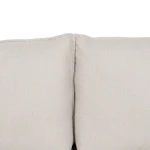 Sofá Beige Poliéster Lino 210 x 93 x 95 cm