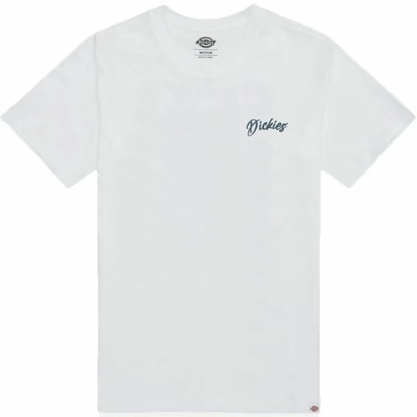 Camiseta de Manga Corta Hombre Dickies Dighton Blanco