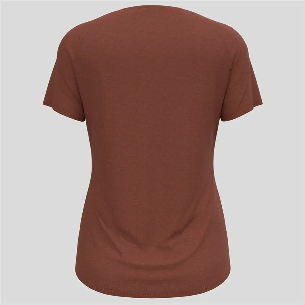 Camiseta de Manga Corta Mujer Odlo Essential 365 Marrón
