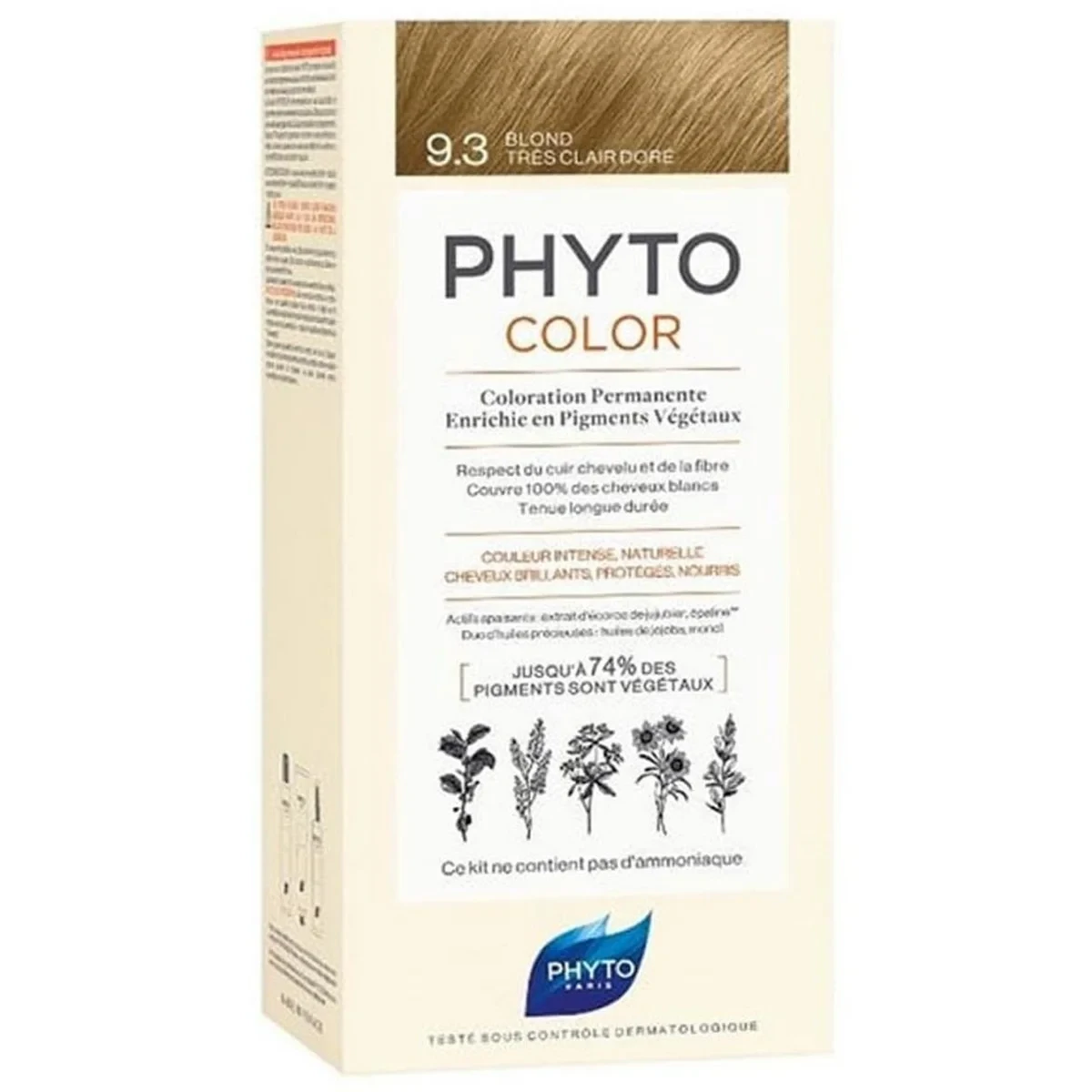 Coloración Permanente Phyto Paris Phytocolor 9.3-rubio dorado muy claro