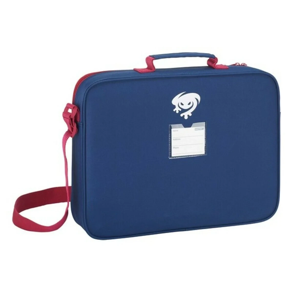 Cartera Escolar Levante U.D. Azul Rojo Grana (38 x 28 x 6 cm)