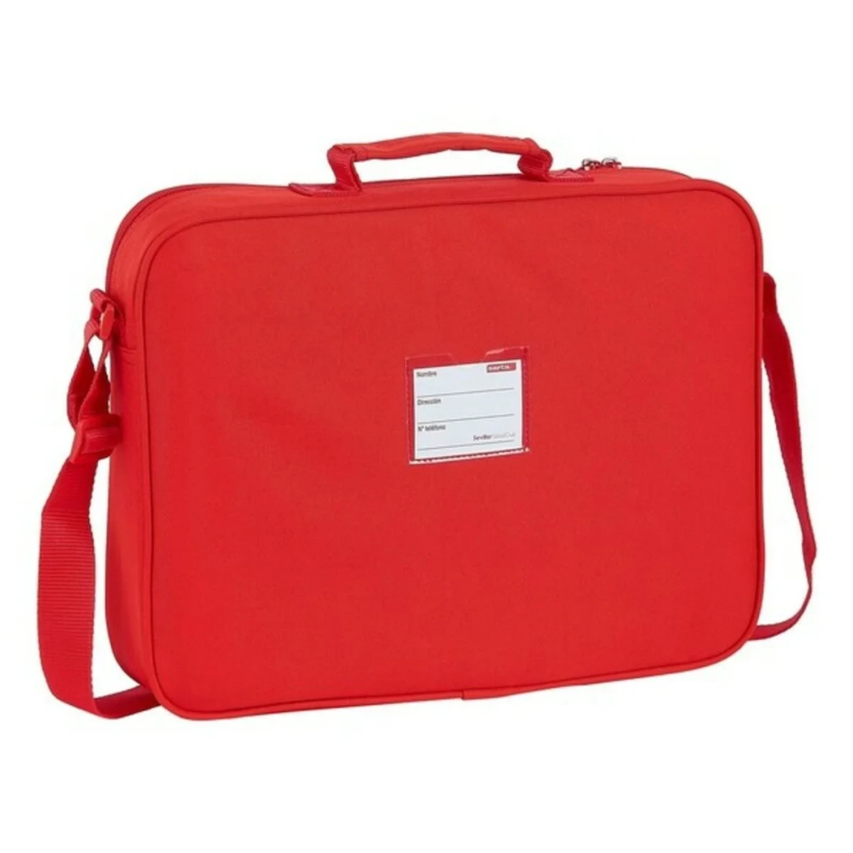 Cartera Escolar Sevilla Fútbol Club Rojo (38 x 28 x 6 cm)