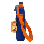 Cartera Escolar Valencia Basket Azul Naranja (38 x 28 x 6 cm)