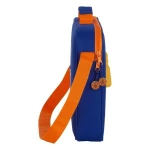 Cartera Escolar Valencia Basket Azul Naranja (38 x 28 x 6 cm)