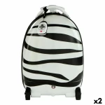 Mochila Trolley Rastar Infantil Radiocontrol Cebra 2,4 GHz 34 x 48 x 27,5 cm (2 Unidades)