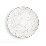 Plato Llano Ariane Tornado White Bicolor Cerámica Ø 31 cm (6 Unidades)
