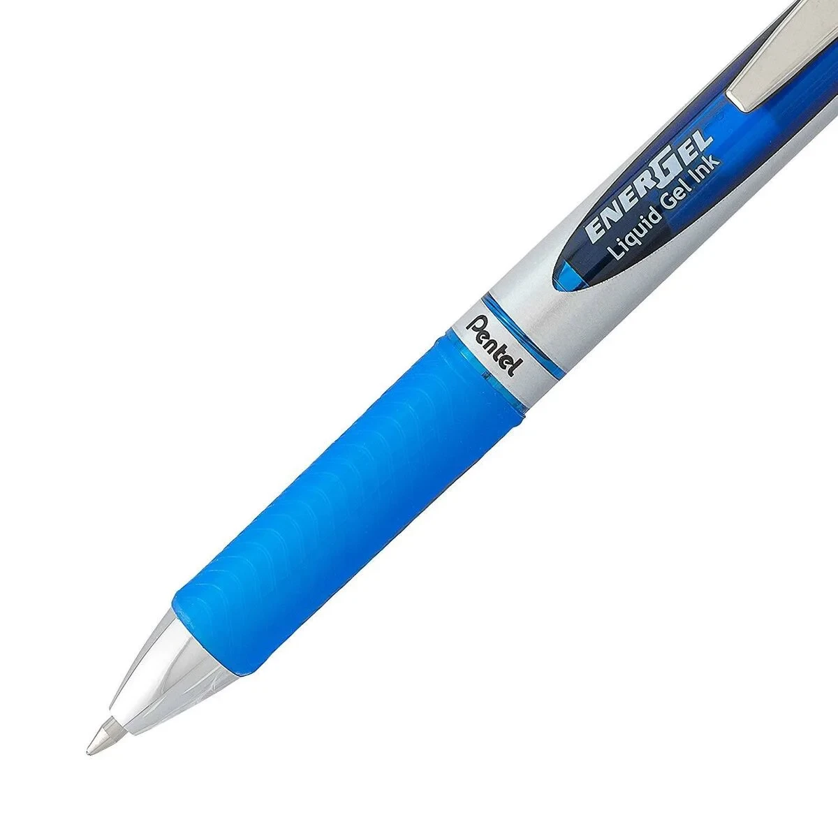 Bolígrafo de gel Pentel Energel XM Klick 0.7 Azul 12 Piezas