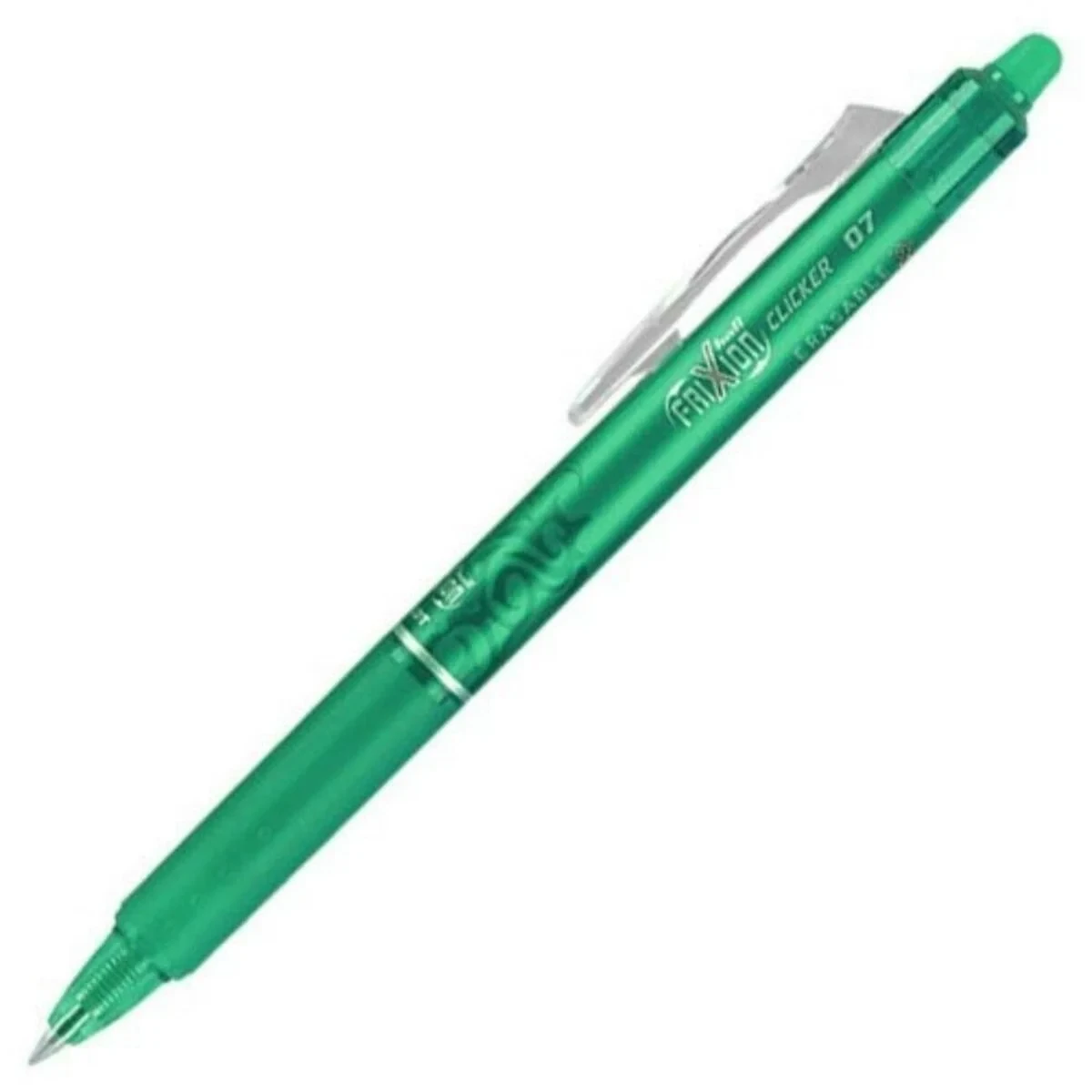 Bolígrafo Pilot Frixion Clicker Tinta borrable Verde 0,4 mm (12 Unidades)