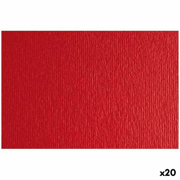Cartulina Sadipal LR 200 Rojo 50 x 70 cm Texturizada (20 Unidades)