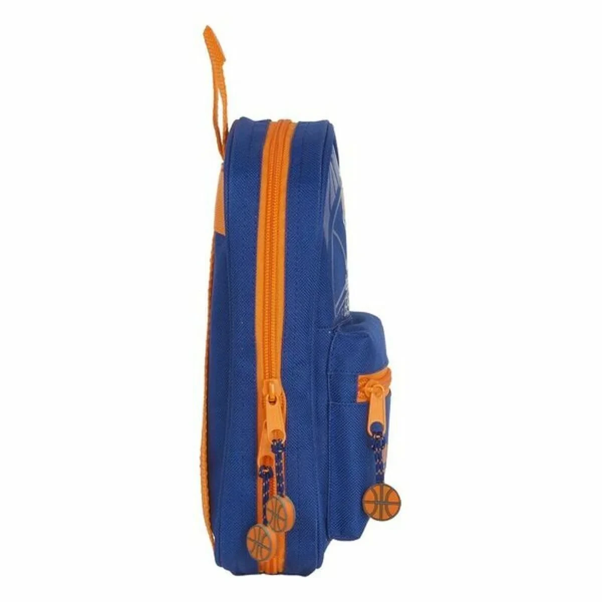 Plumier Mochila Valencia Basket M847 Azul Naranja 12 x 23 x 5 cm