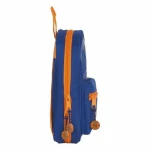 Plumier Mochila Valencia Basket M847 Azul Naranja 12 x 23 x 5 cm