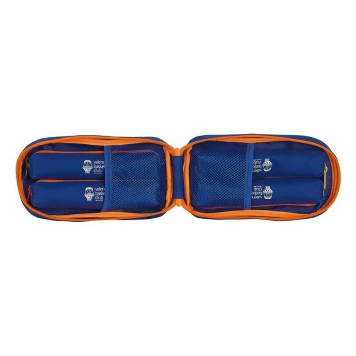 Plumier Mochila Valencia Basket M847 Azul Naranja 12 x 23 x 5 cm