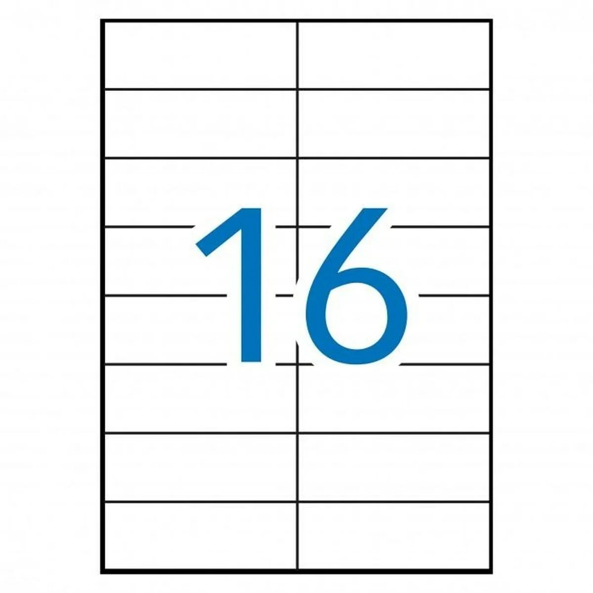 Etiquetas para Impresora MULTI 3 4708 Blanco Recto 100 Hojas 105 x 37 mm 105 x 37mm