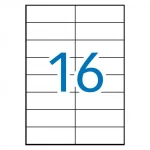 Etiquetas para Impresora MULTI 3 4708 Blanco Recto 100 Hojas 105 x 37 mm 105 x 37mm