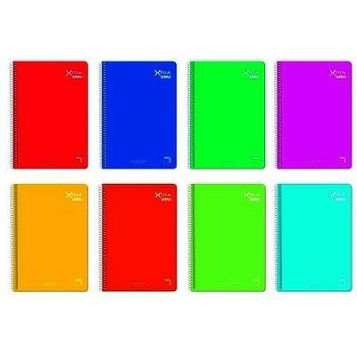 Cuaderno Pacsa Multicolor Din A4 80 Hojas 21,5 x 31,5 cm 5 Piezas