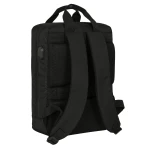 Mochila para Portátil Mickey Mouse Clubhouse Negro 29 x 39 x 11 cm