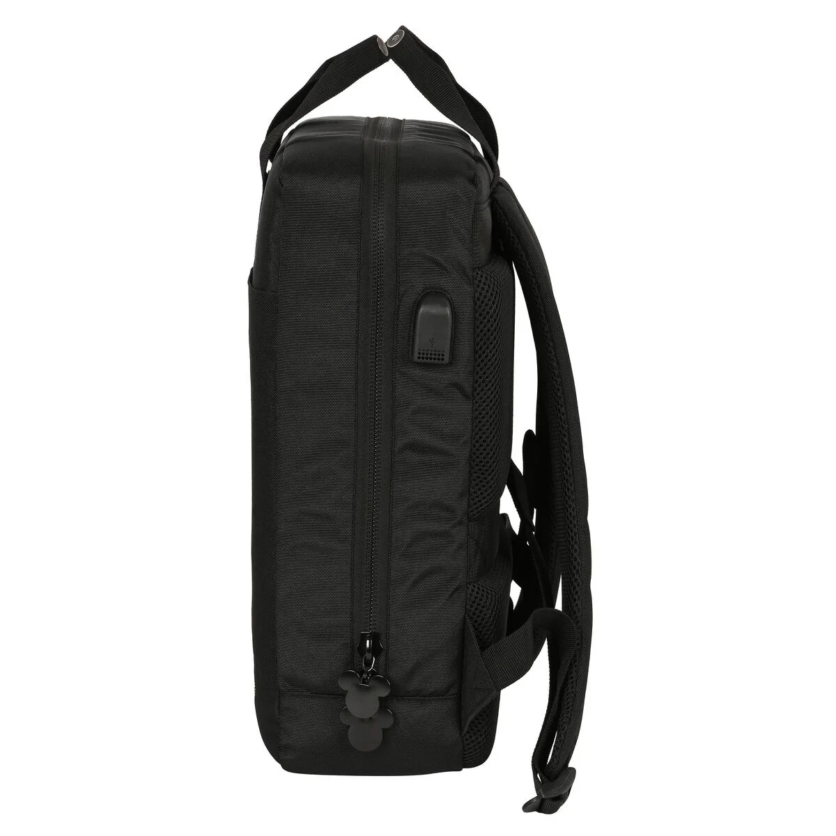 Mochila para Portátil Mickey Mouse Clubhouse Negro 29 x 39 x 11 cm