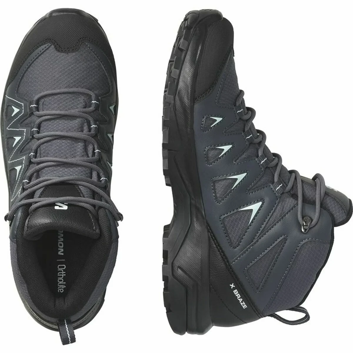 Botas de Montaña Salomon X Braze Mid Gore-Tex Mujer Negro