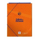 Carpeta Valencia Basket M068 Azul Naranja A4