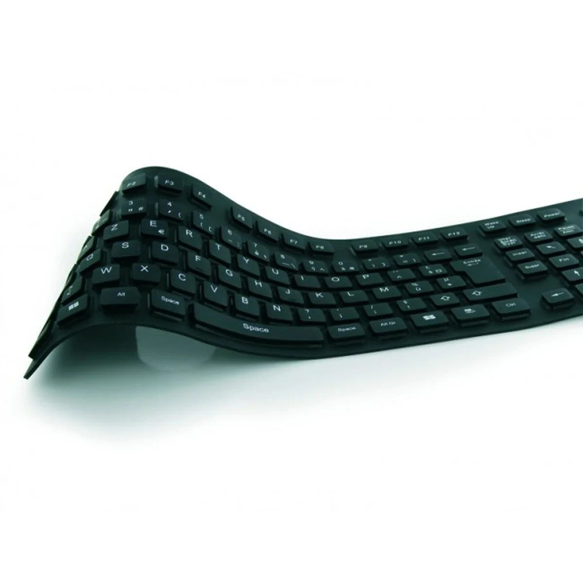 Teclado Mobility Lab ML300559 AZERTY Enrollable Negro