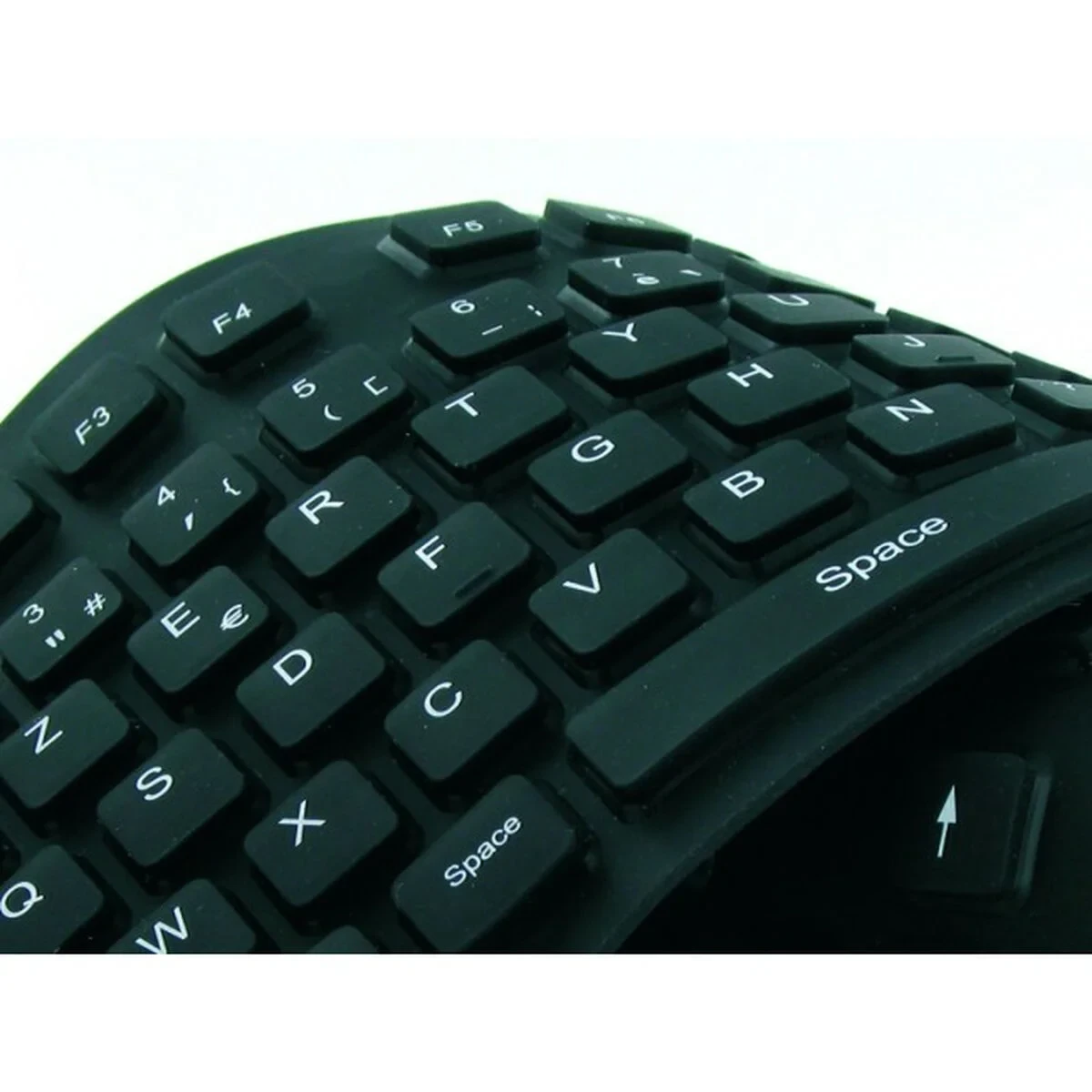 Teclado Mobility Lab ML300559 AZERTY Enrollable Negro