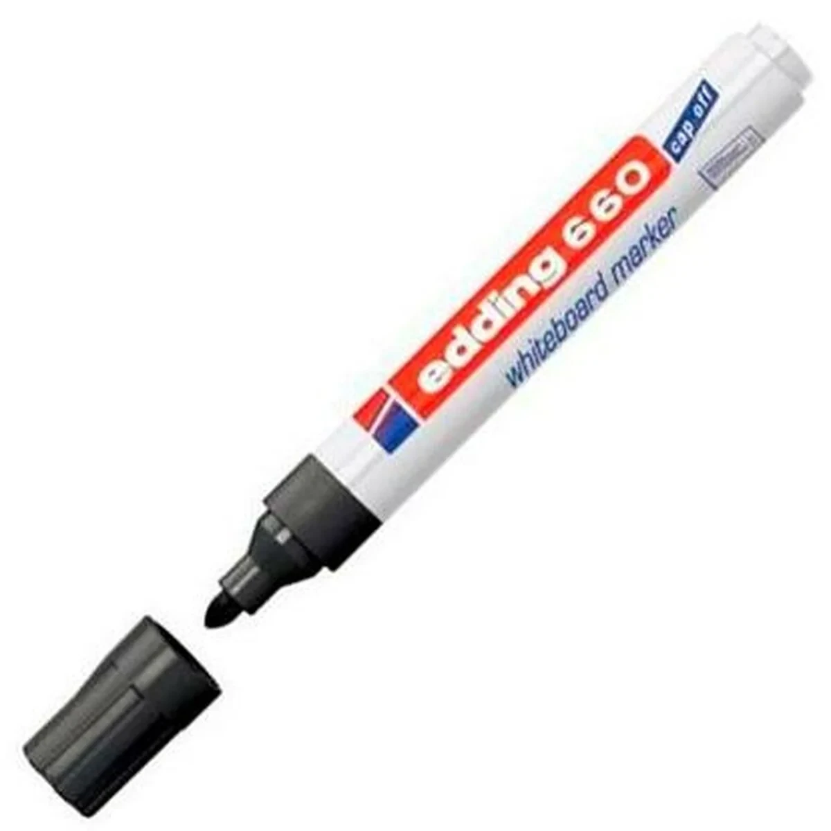 Rotulador para Pizarra Edding 661 Pizarra blanca Negro (10 Unidades)