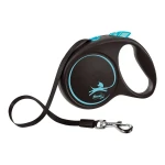 Correa para Perro Flexi BLACK DESIGN 5 m Azul Talla M