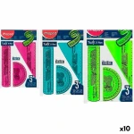 Set de reglas Maped Twist'n Flex Original 3 Piezas 10 Unidades