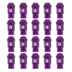 Set Tuercas OMP 7075 M12 x 1,25 40 mm 20 uds Violeta