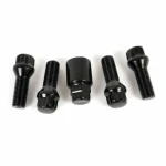 Tornillos Antirrobo OMP OMPS09811201 M12 x 1,25 4 uds Negro