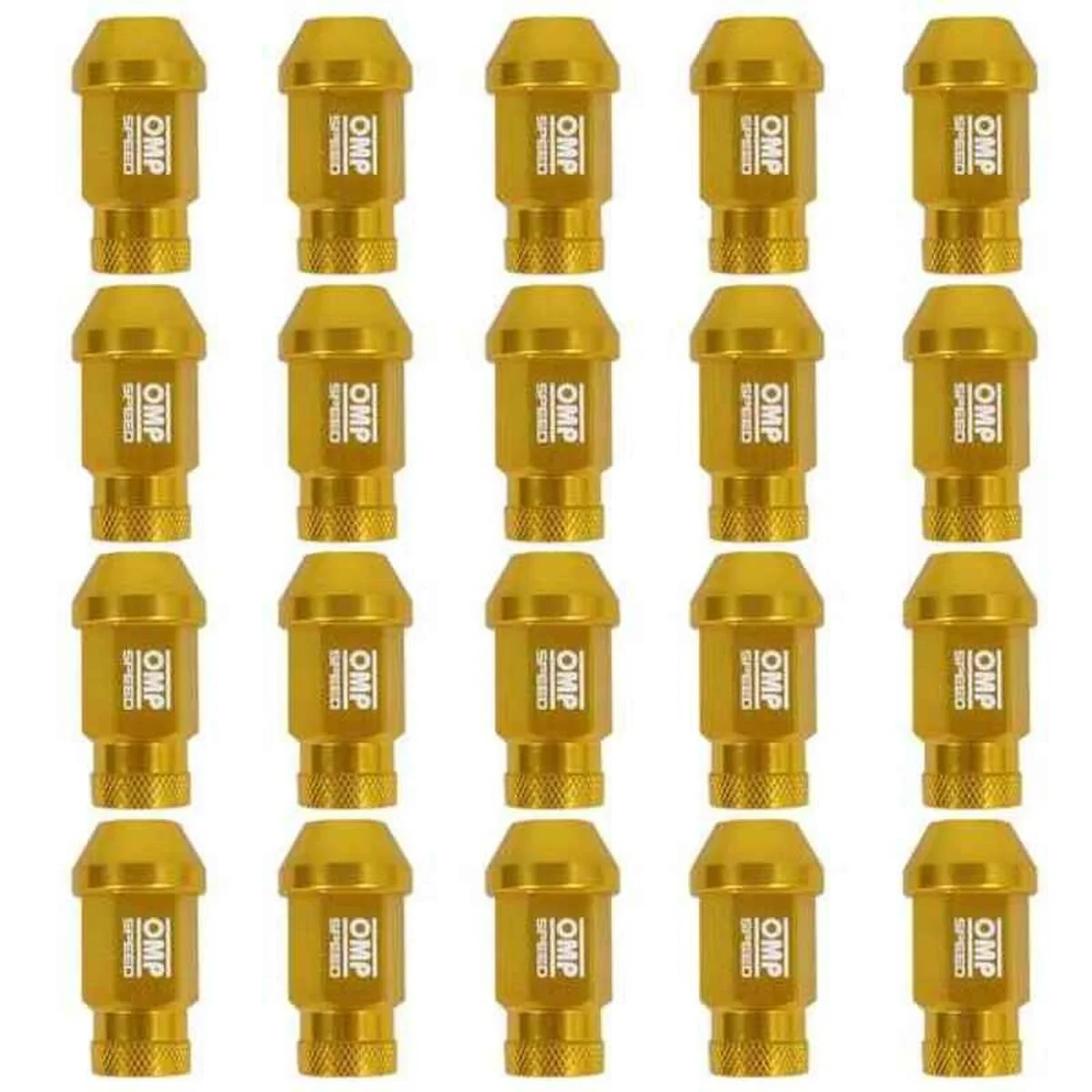 Set Tuercas OMP 7075 Oro 40 mm 20 uds M12 x 1,25