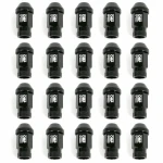 Set Tuercas OMP 7075 40 mm M14 x 1,50 20 uds Negro