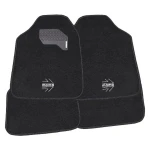 Set de Alfombrillas para Coche MOMO MOMLCM015BW Blanco/Negro 4 uds