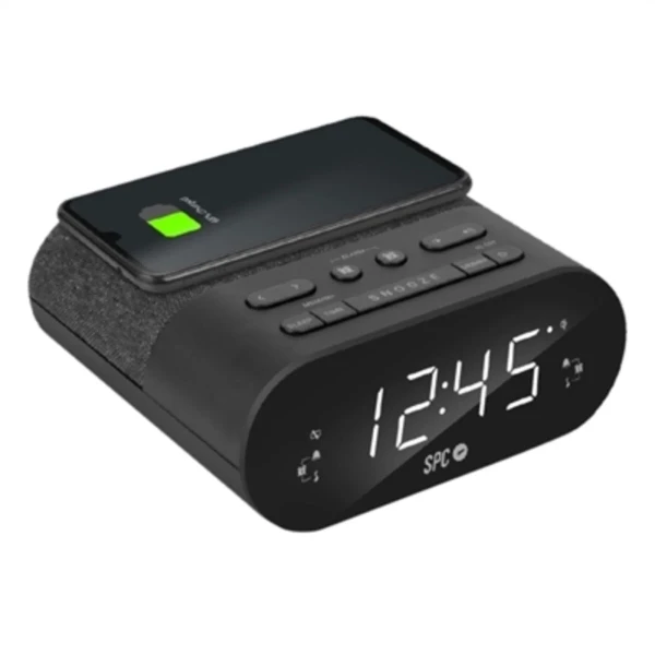 Reloj Despertador con Cargador Inalámbrico SPC 1 (1 unidad)