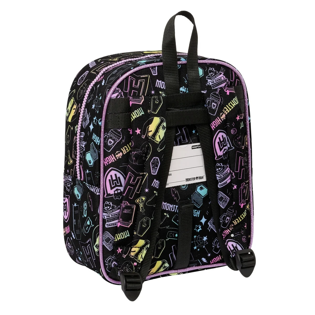Mochila Infantil Monster High Negro 22 x 27 x 10 cm