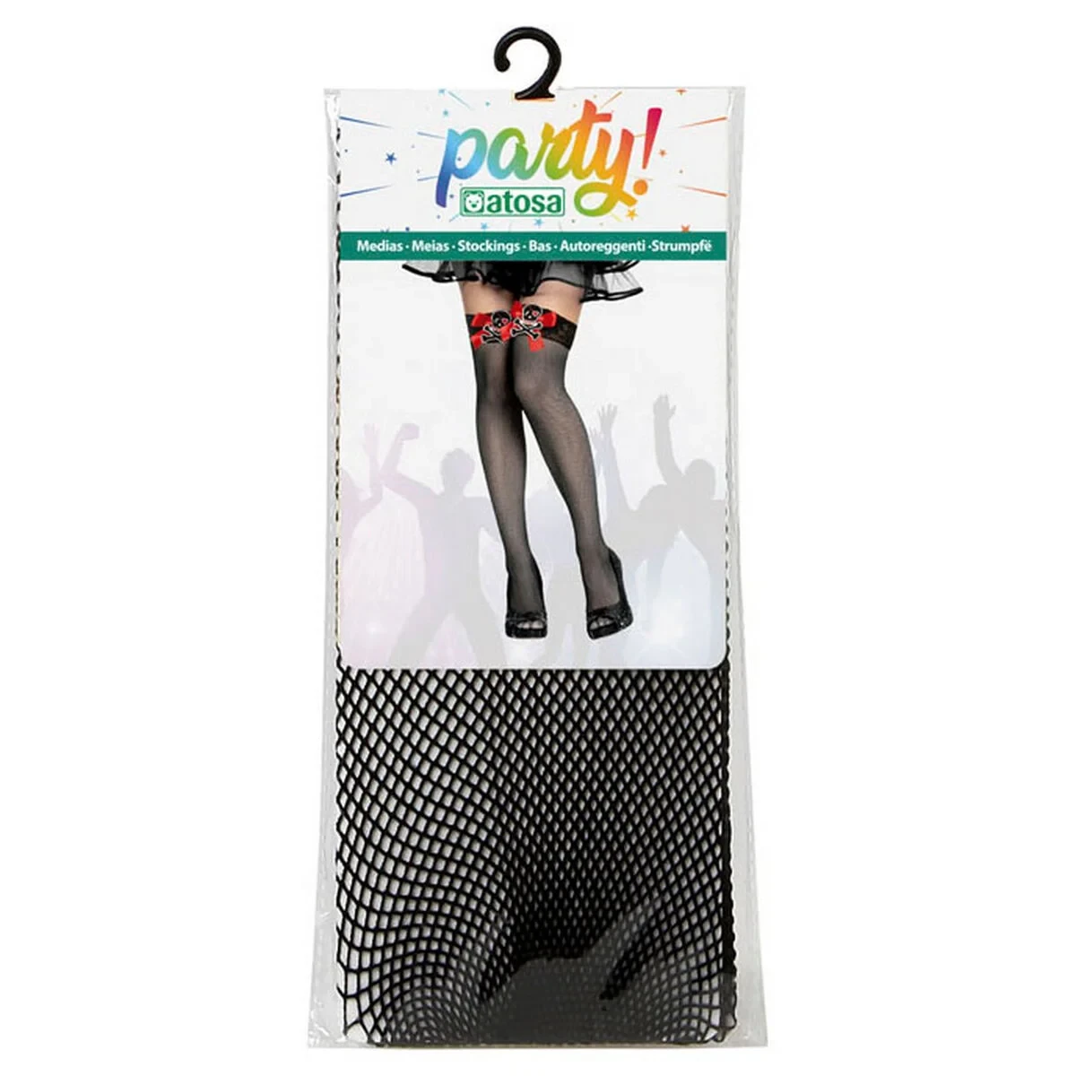 Medias de Disfraz Pirate Talla única Negro Pirata