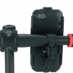 Soporte de Móvil para Bicicletas Muvit  4" Negro Plástico