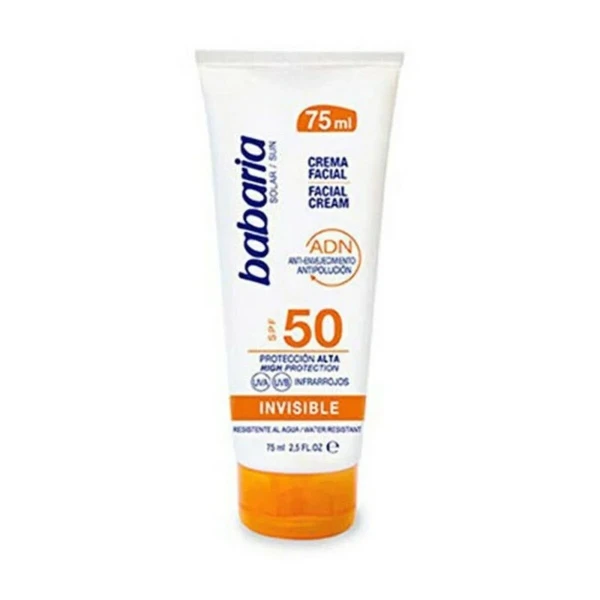 Protector Solar Facial SOLAR ADN INVISIBLE Babaria Solar Adn Invisible Spf 50 (75 ml) 75 ml Spf 50