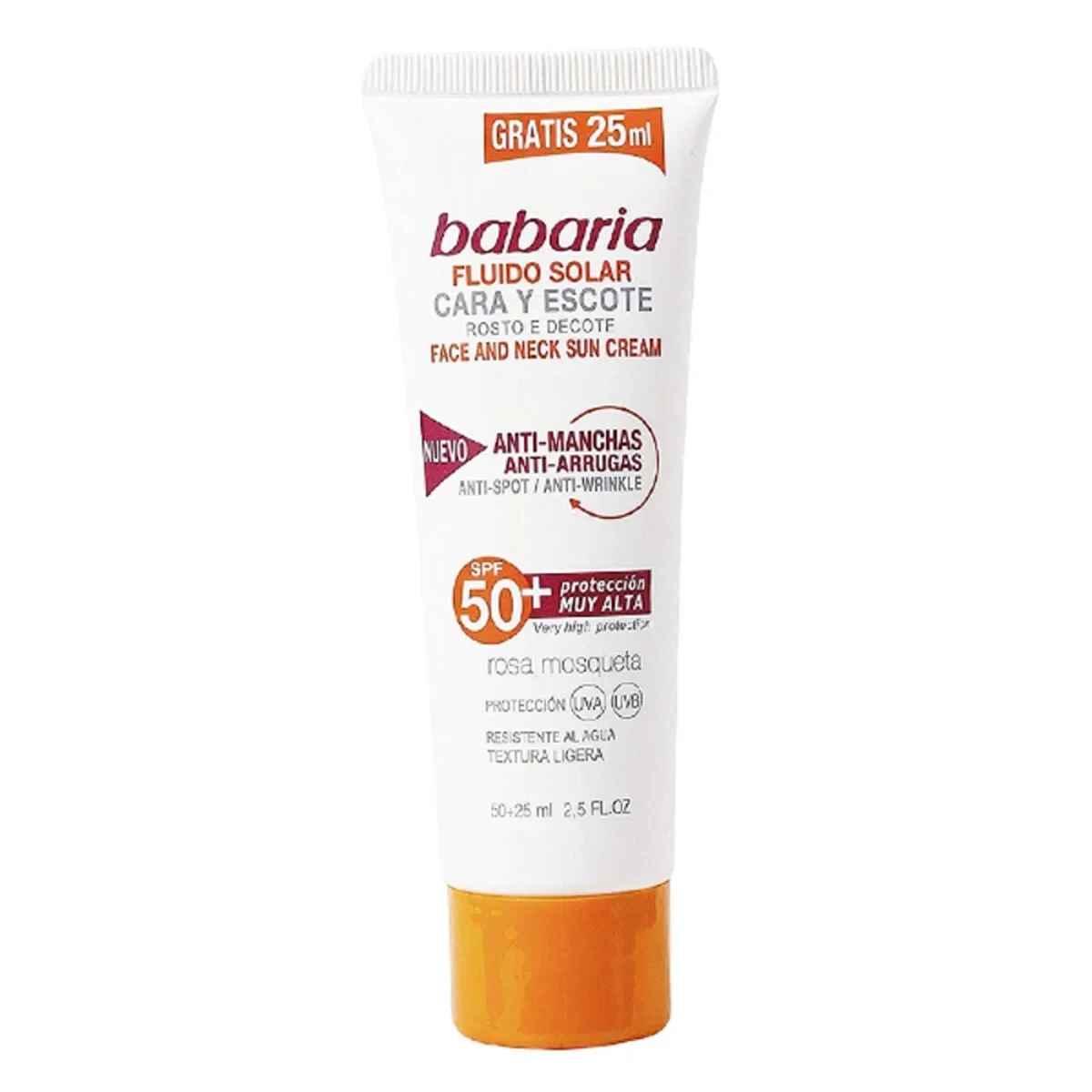 Protector Solar Facial SOLAR ADN SENSITIVE Babaria Spf 50 (75 ml) (Unisex) (75 ml)