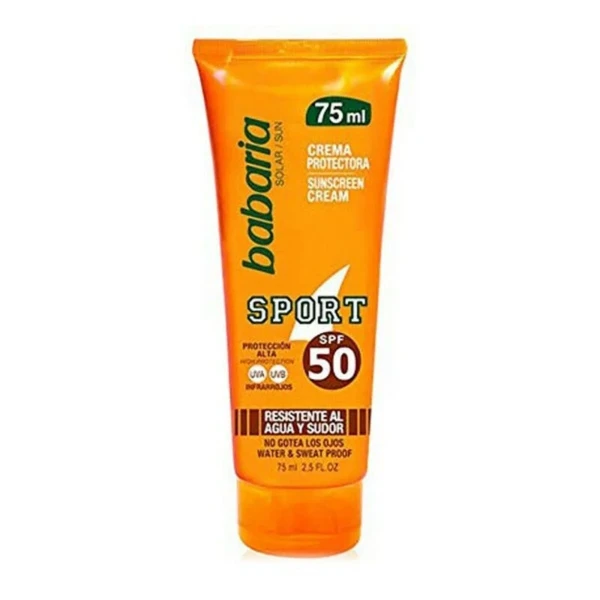 Loción para Deportistas SOLAR SPORT waterproof Babaria Solar Sport Spf 50 (75 ml) 75 ml Spf 50