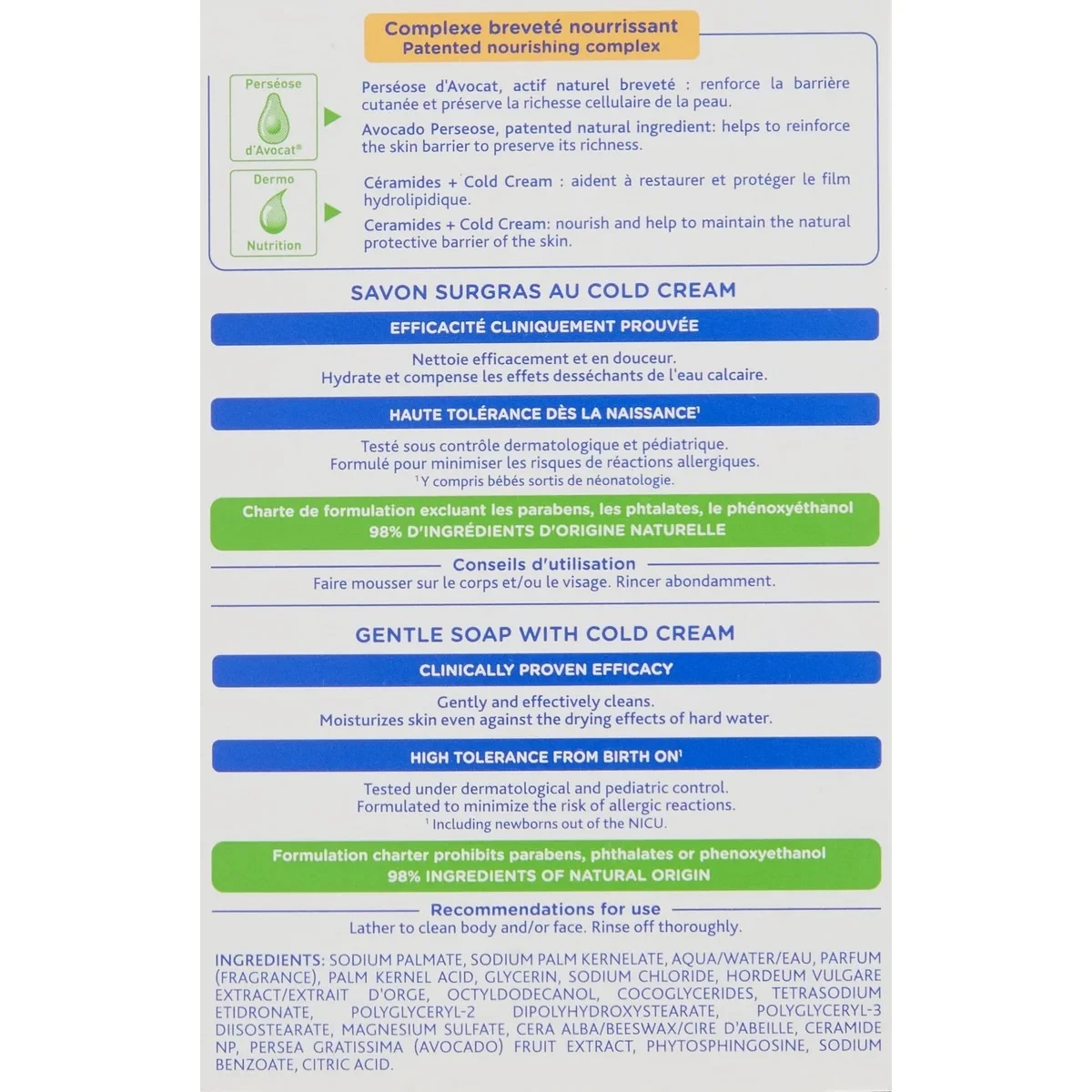 Pastilla de Jabón Mustela Cold Cream (100 g)