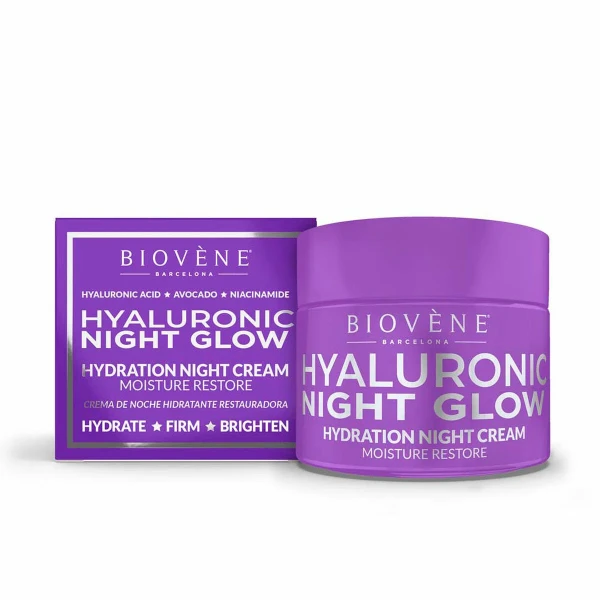 Crema de Noche Biovène Hyaluronic Night Glow 50 ml