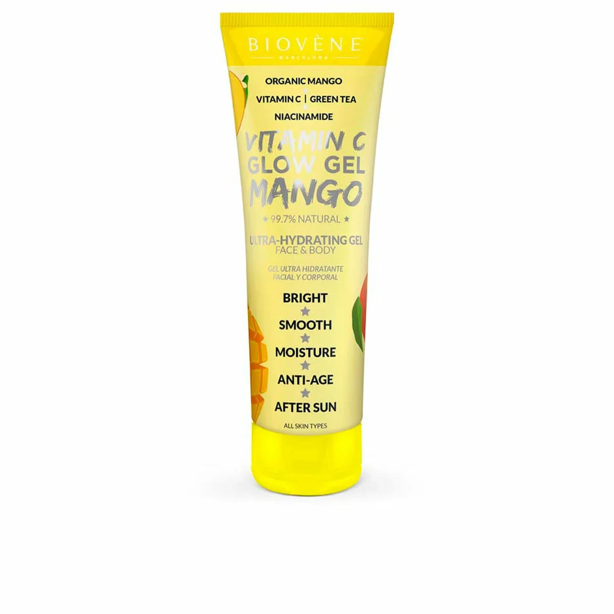 Crema Facial Biovène Vitamin C Glow Gel Mango 200 ml