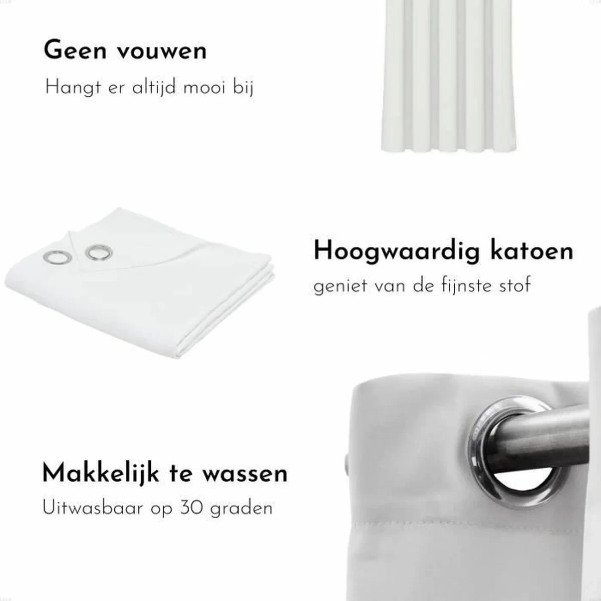 Cortina TODAY  Essential Blanco 140 x 240 cm