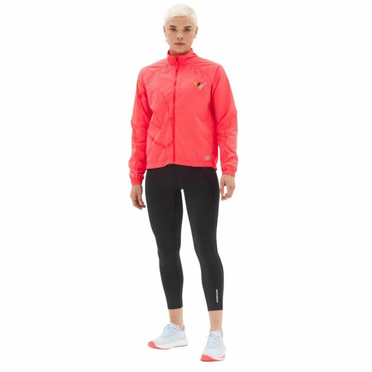 Chaqueta Deportiva para Mujer New Balance  Printed Impact Run Naranja