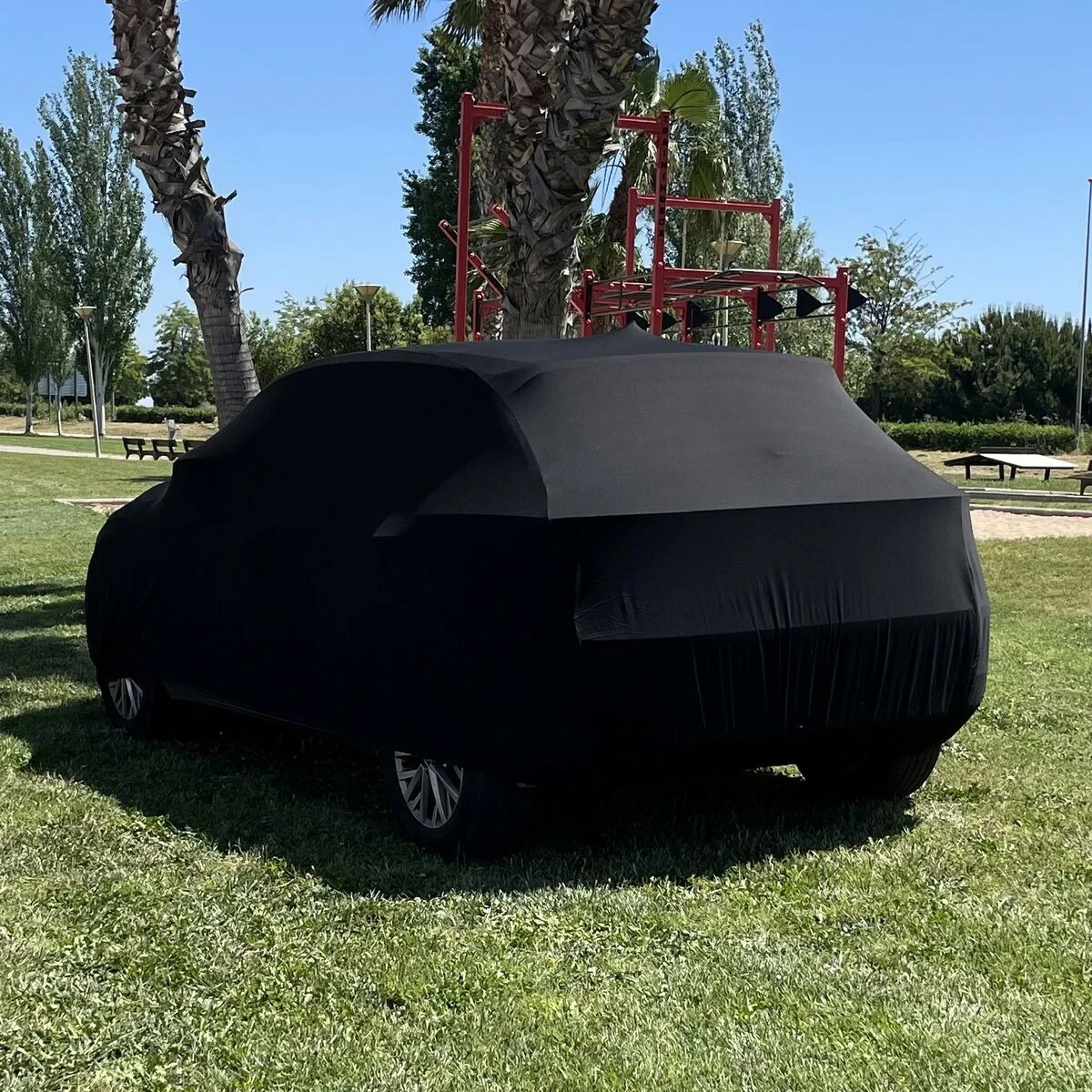 Cubre Coches OMP OMPS18040913 L/XL Negro Interior