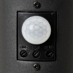 Bolardo luminoso LED Brilliant Dody Sensor de Movimiento Metal Negro 10 W